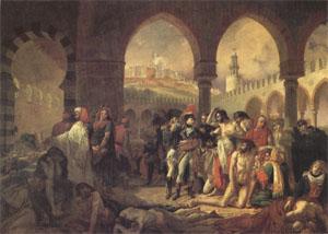 Baron Antoine-Jean Gros Bonaparte Visiting the Plague-Stricken at Jaffa on 11 March (mk05) Germany oil painting art